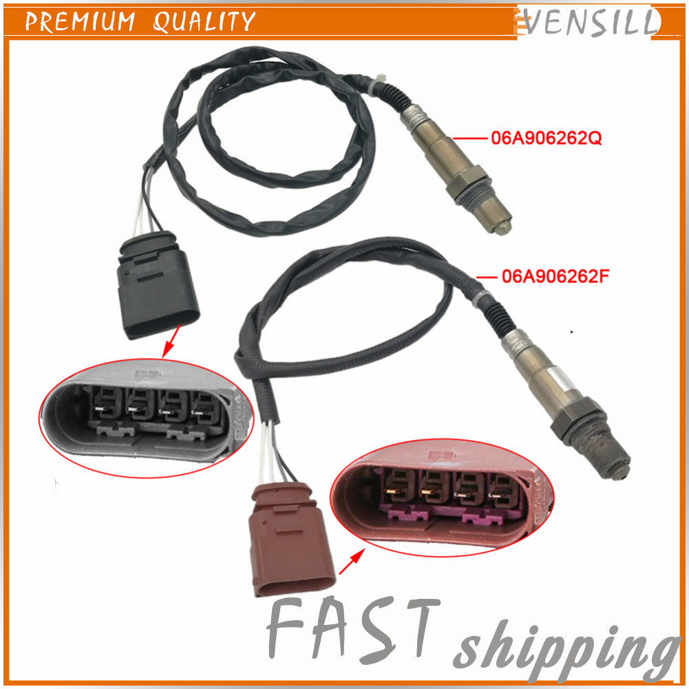 2X Oxygen Sensor for Audi TT for VW for Jetta Beetle for Golf Phaeton 1.8 2.0L 06A906262Q/F