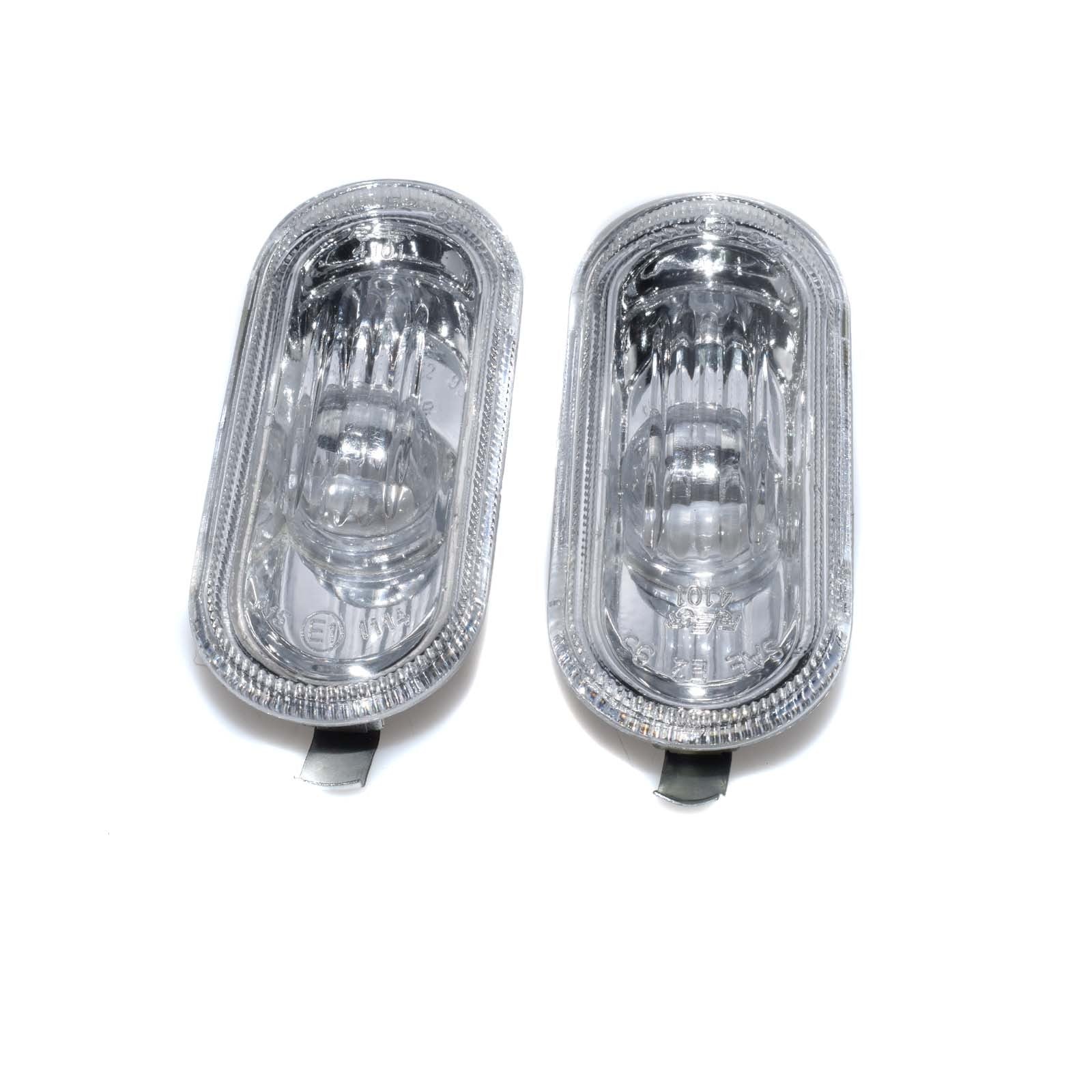 2X New Clear Side MARKER LIGHT Fit for VW for JETTA for GOLF MK4 for PASSAT B5 1J0949117