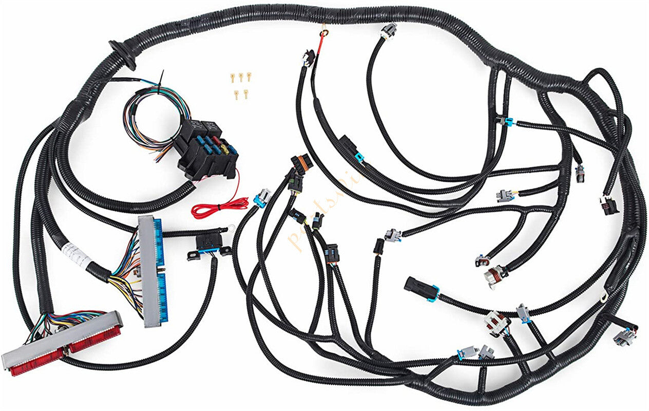 Independent wiring harnesses are suitable for DBC LS1 T56 or non-electric 4.8 5.3 6.0- 1997-2006.