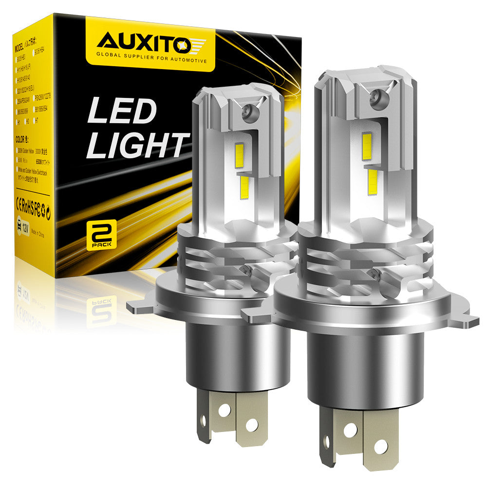 AUXITO CSP H4 9003 LED Tianshui Micron 6000K White Oil M4