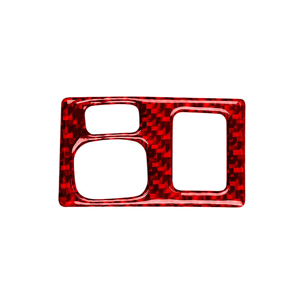 Red Carbon Fiber Interior Light Control Cover Trim for Lexus CT200h 2011-17