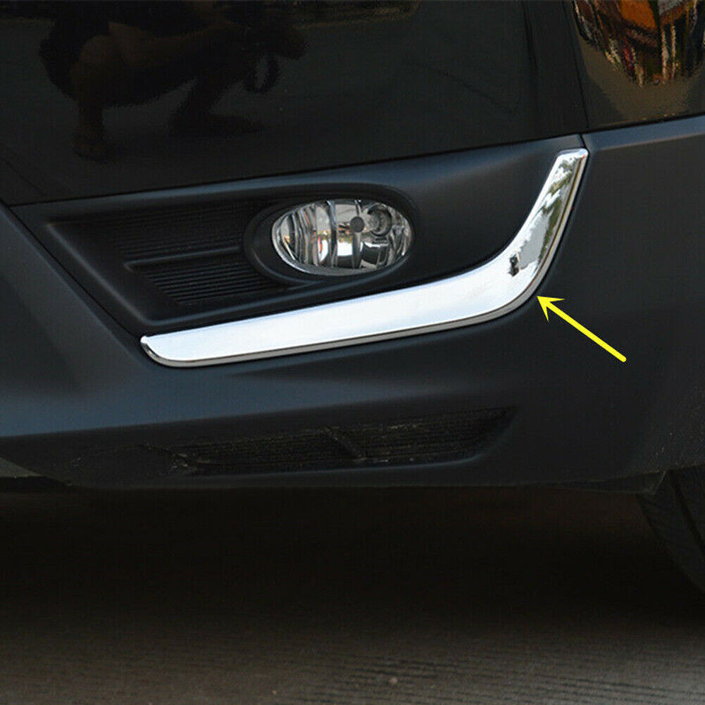 for Honda CR-V 2017-2019 stainless Front Fog Light Lamp Eyelid Cover Lower Trim