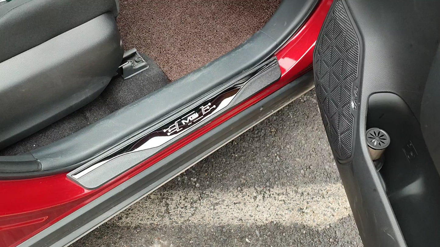 for MG for MG 4 2023 Car Accessories Door Sill Protector Cover Scuff Guard Protector