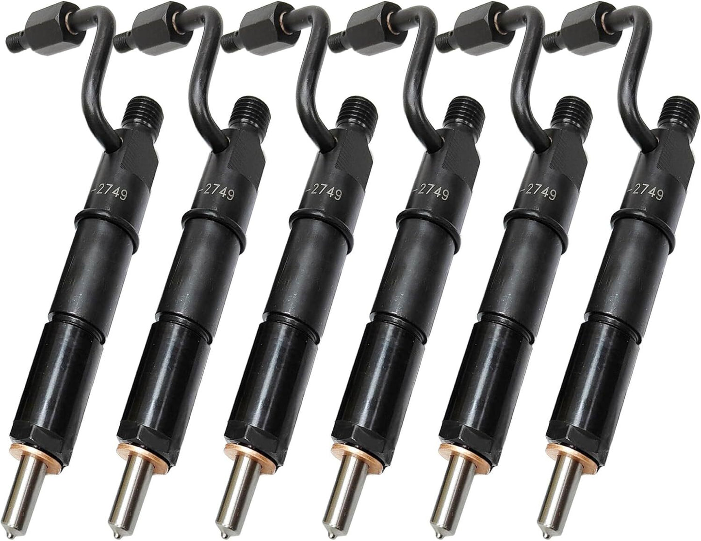6PCS Fuel Injector 5I-7706 5I7706 For 3064 3066 S4KT S6KT Engine 320B Excavator