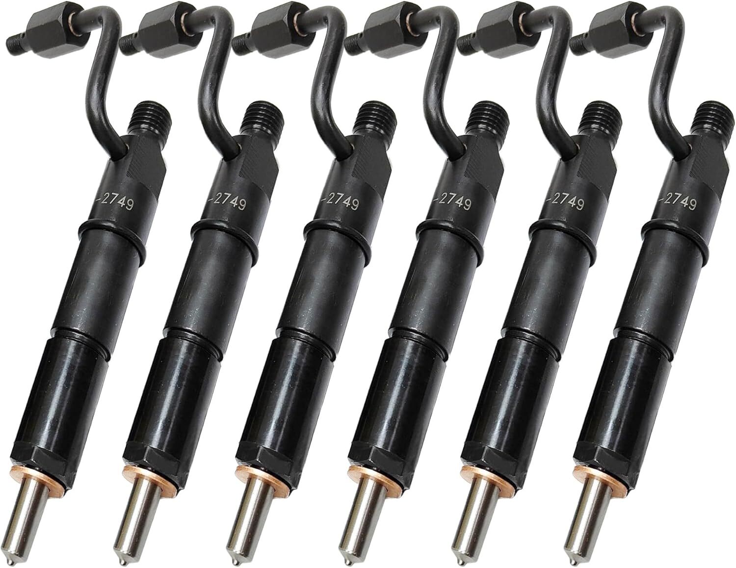 6PCS Fuel Injector 5I-7706 5I7706 For 3064 3066 S4KT S6KT Engine 320B Excavator