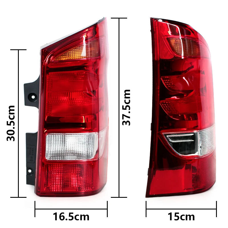 Tail Light Lamp Housing No bulb Cover RH for Benz Vito Valente W447 2015-2021