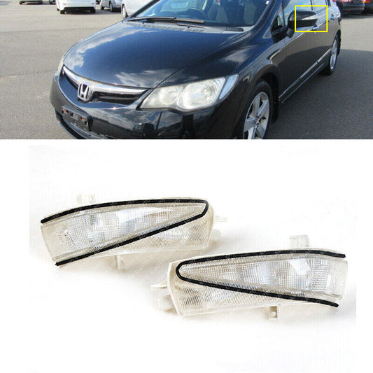 1 pair of LED rearview mirror turn signals suitable for Honda for Civic FA1 FD1 FD2 2006-2011