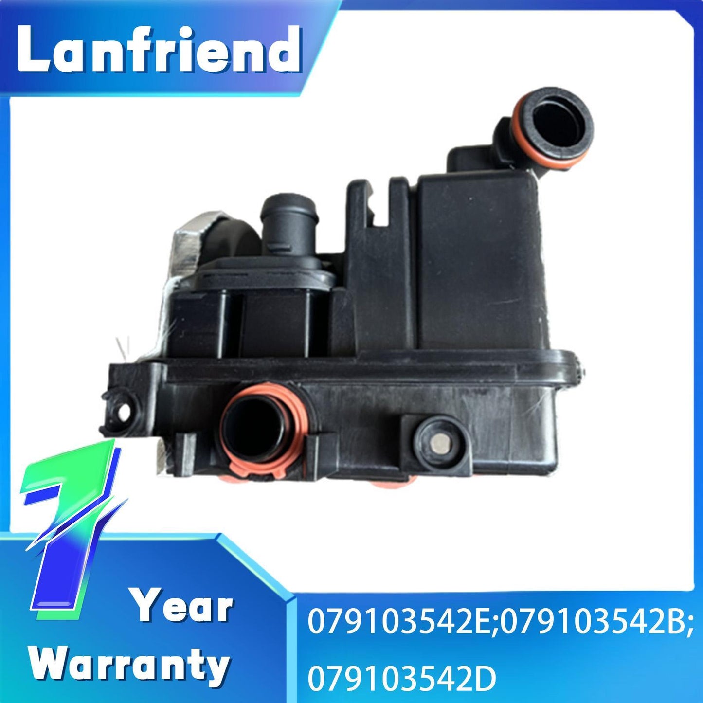 Turbo Coolant Tank Heat Resistant Nylon for TSI Engines 079103542E 079103542B