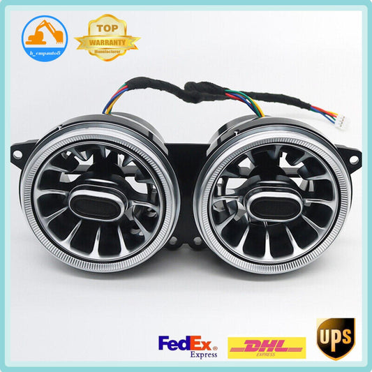 7/64 Colors Rear Air Vent LED Ambient Light for Mercedes-Benz S W222 2014-20