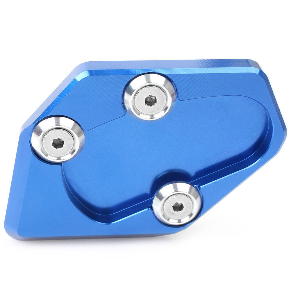 for Yamaha T-MAX 530 2015-2016 BLUE Kickstand Side Stand Enlarger Plate Pad