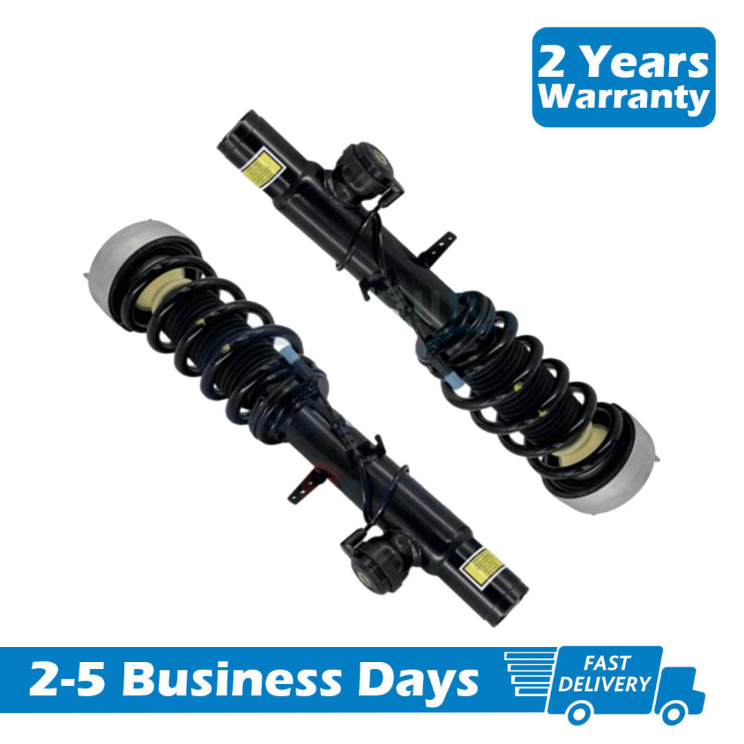 2x Front Shock Struts Coil Spring Assys EDC Fit for BMW X5 F15 F85 X6 F16 F86 14-19