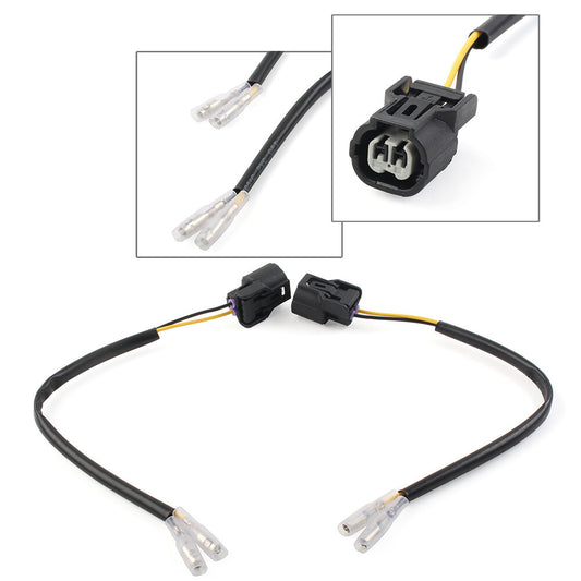 Turn Signal Wiring Indicator Connectors Plug Adapters for KAWASAKI Z900 Z650RS