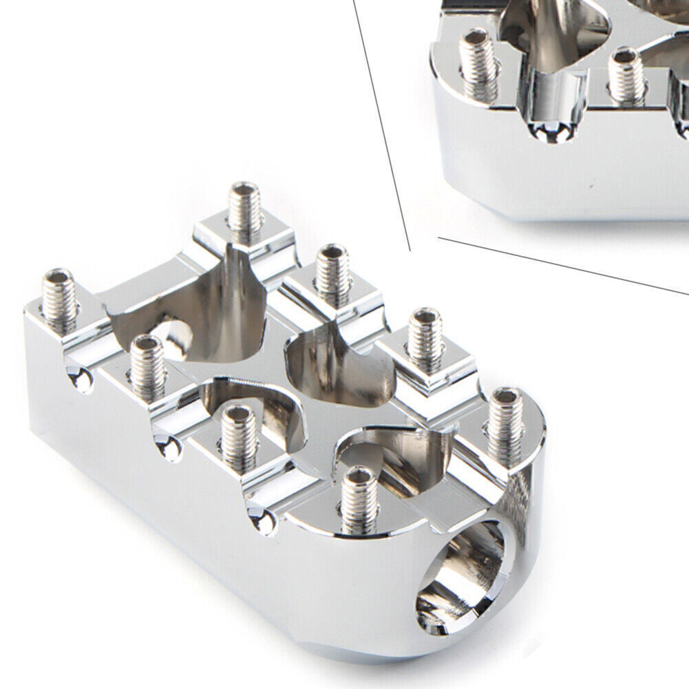 Chrome MX Style Shift Peg Anti-Skid Pedal for Harley Touring Dyna Sportster XL