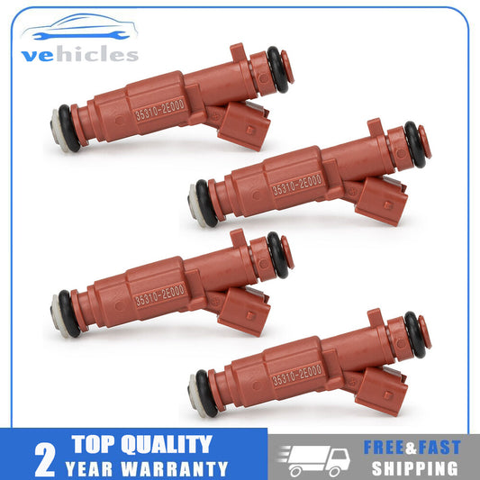 4-pack for 2011-19 for Elantra for Veloster Forte Soul 1.8L 2.0L Fuel Injectors 35310-2E000