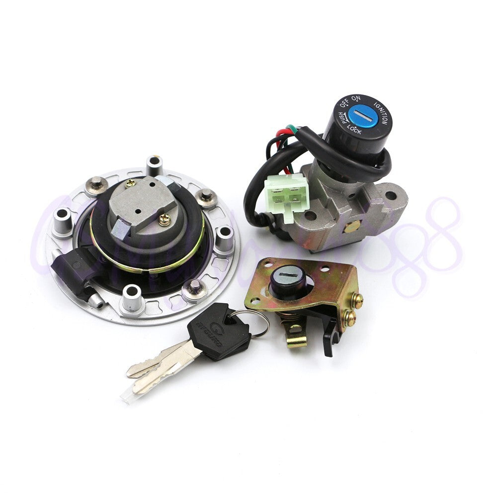 Fit For GSX600F/750F Katana 1989-1997 Ignition Switch Lock Gas Cap Key Set