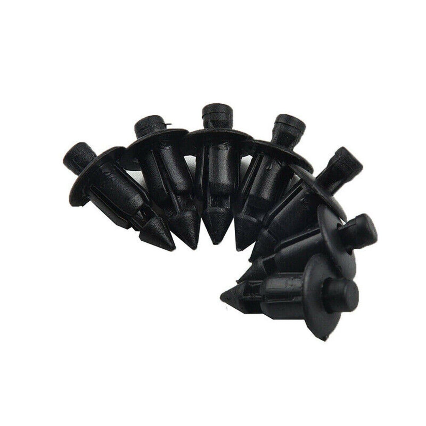 100Pcs 6mm Plastic Car Rivets Fasteners Clips Pin For Auto Car Fender Bumper