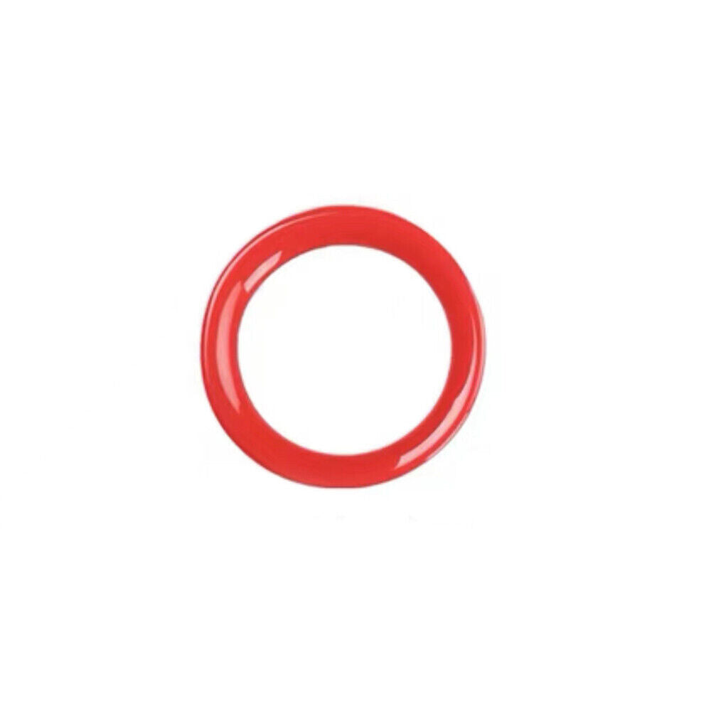 Car Steering Wheel Sticker Cover Trim for Mercedes-Benz for SMART 15-2018 Bright Red
