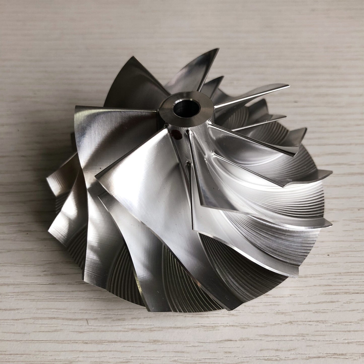 HX50 7+7 Blade 71.00/99.01 mm High-Performance Turbine Billet Compressor Wheel