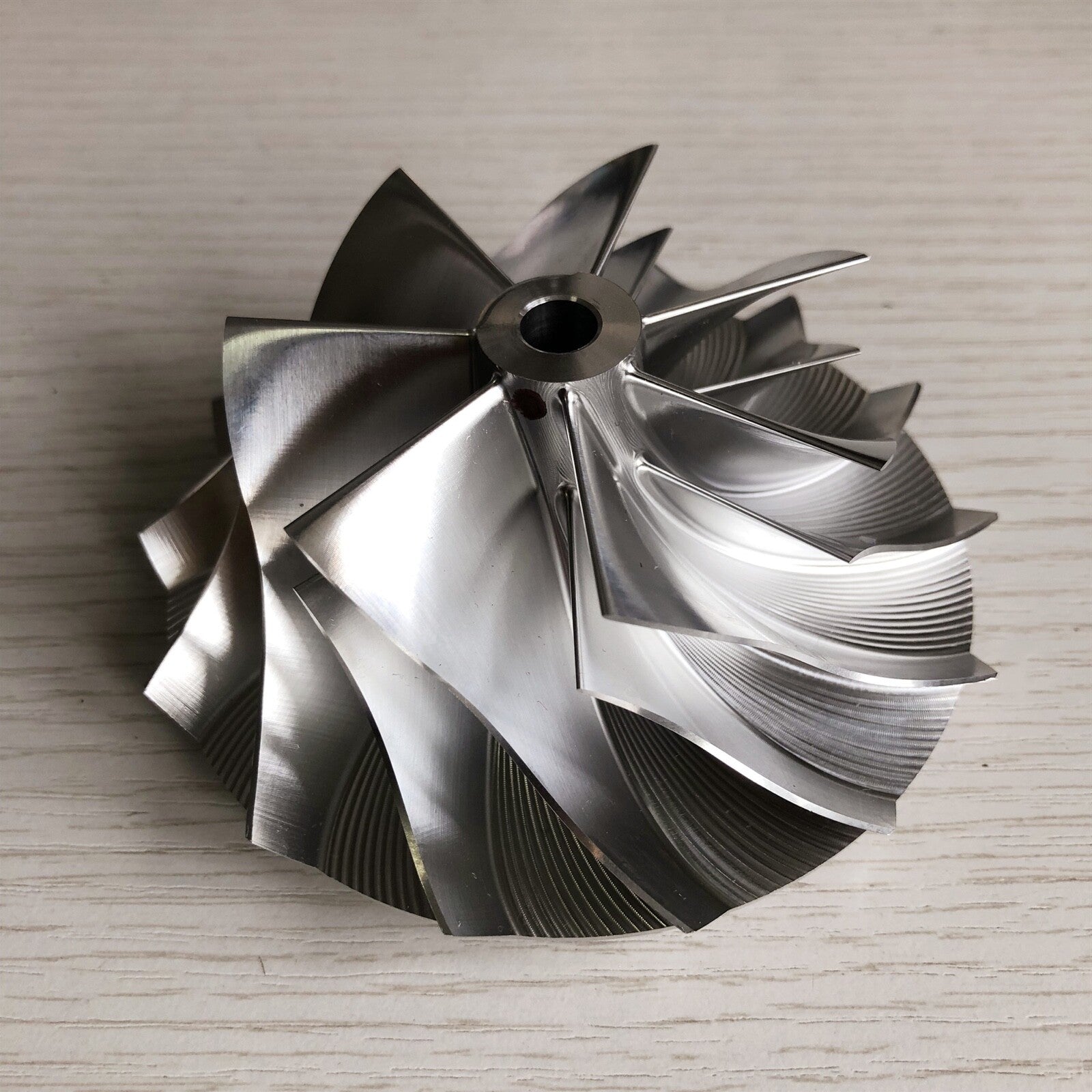 HX50 7+7 Blade 71.00/99.01 mm High-Performance Turbine Billet Compressor Wheel