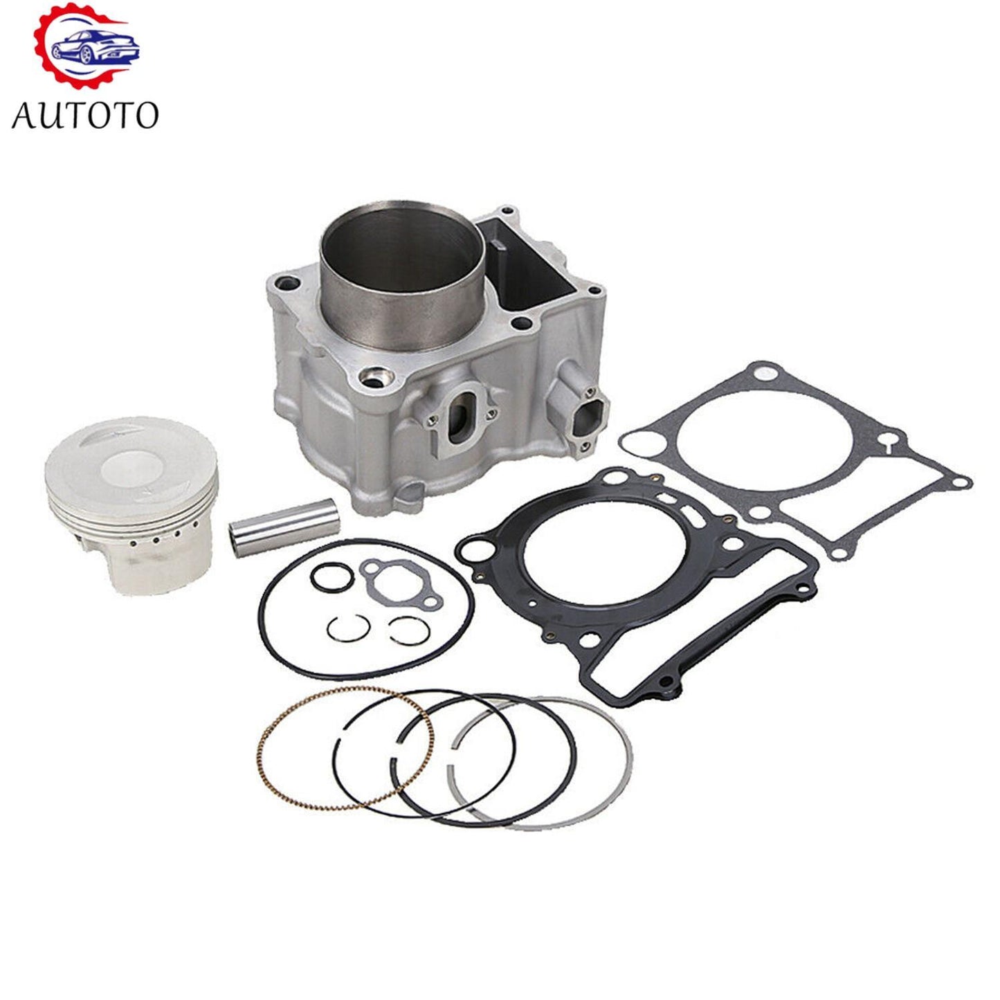 Cylinder Piston Gasket Top End Rebuild Kit for 4x4 for Yamaha Kodiak 400 Grizzly 400