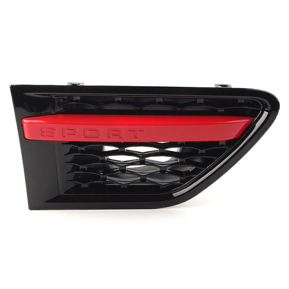 Front Right Fender Air Vent Grille for Land Rover for Range Rover Sport 2010-13 Red