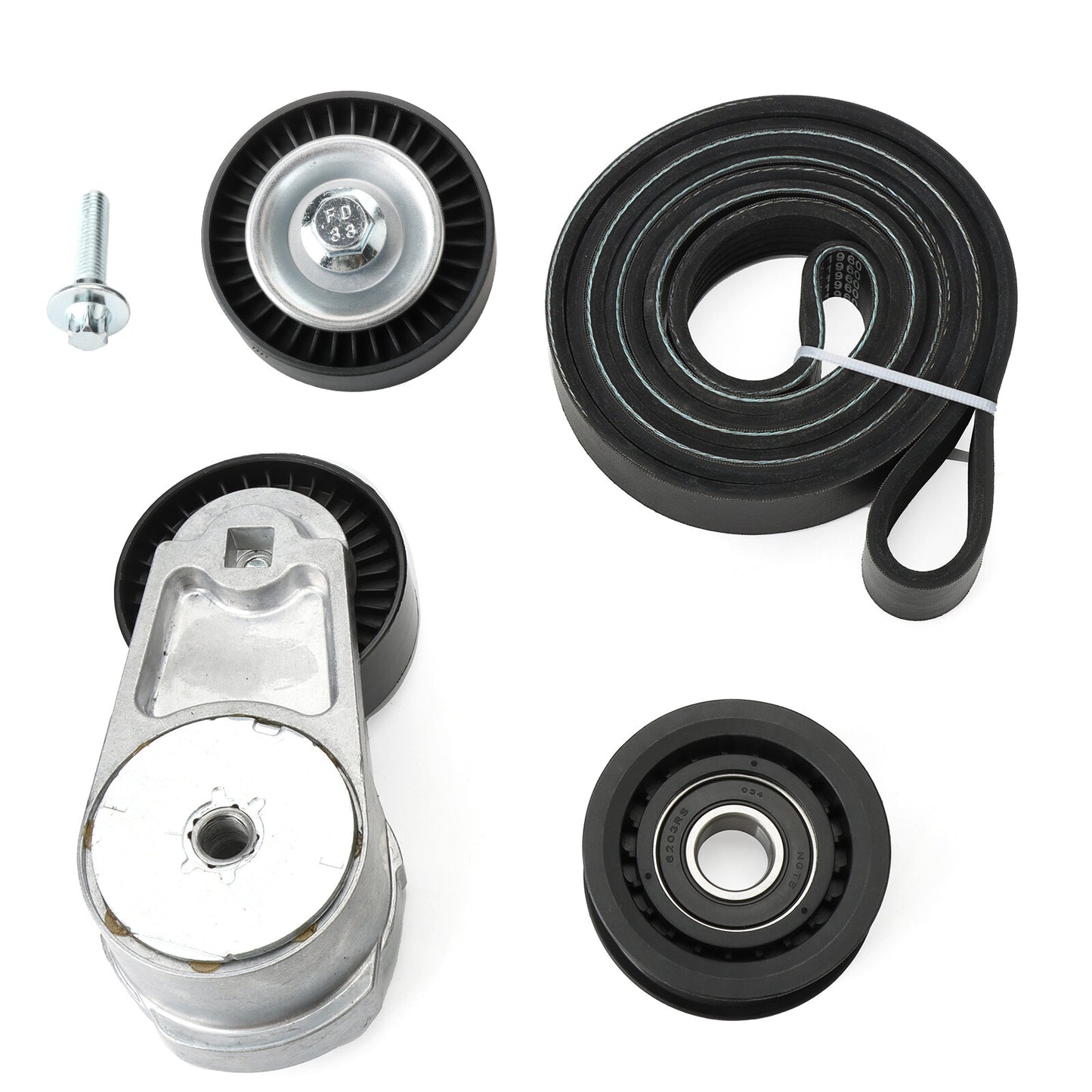 39282 Drive Belt Tensioner  Idler Pulley Kit for Chrysler for Dodge for Jeep for Ram 3.6L