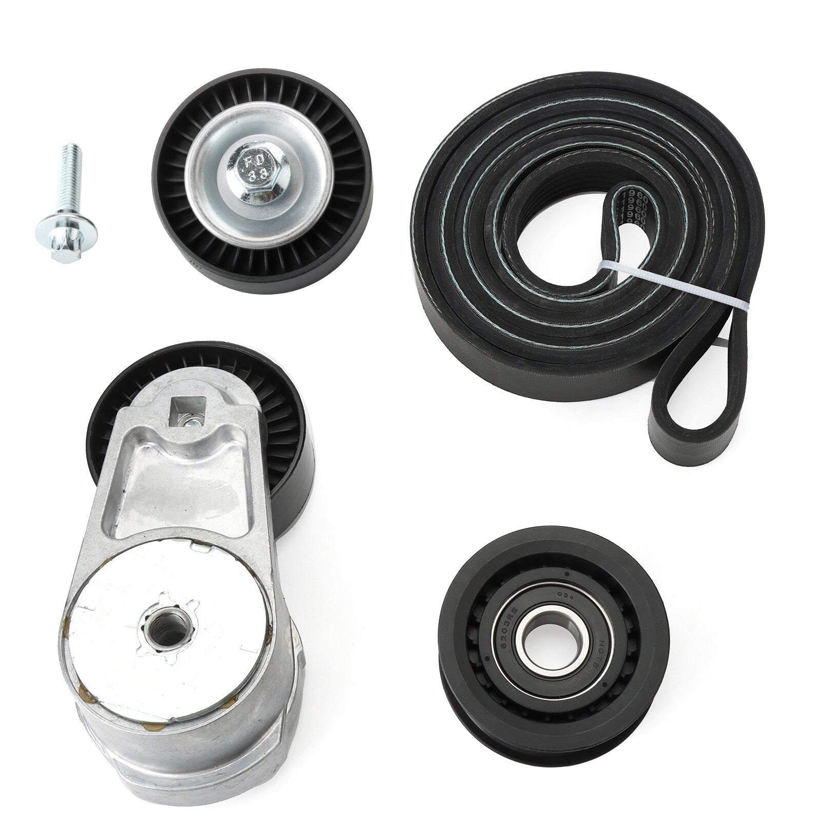 39282 Drive Belt Tensioner  Idler Pulley Kit for Chrysler for Dodge for Jeep for Ram 3.6L