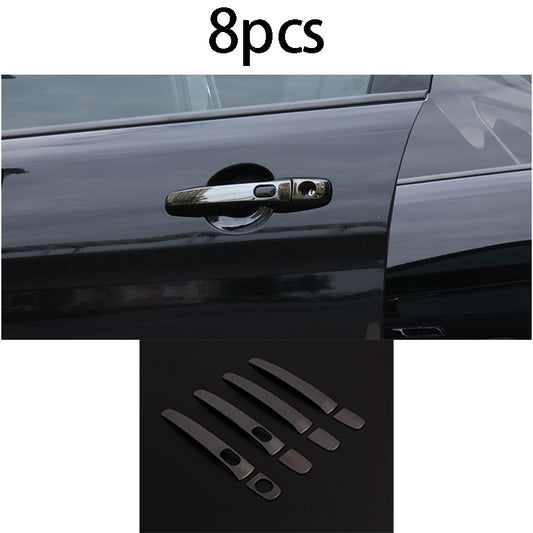 for Ford Explorer 2011-2019 Black Stainless External Door Handle Moulding Cover
