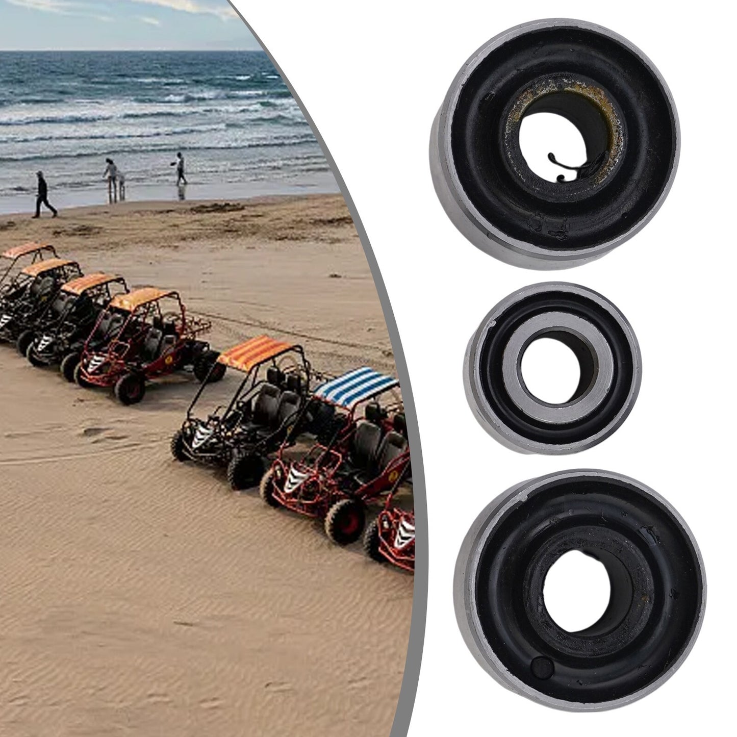 Scooter Moped ATV Engine Crankcase Bushing Mount For GY6 50 125CC,150CC