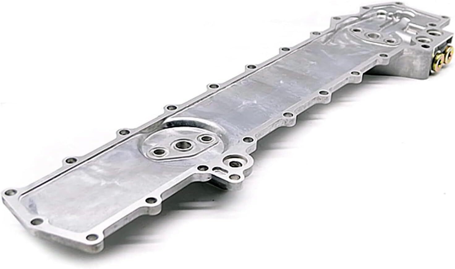 Oil cooler cover W/core ME074185 ME033687 for Mitsubishi 6D14/15/16 Kato HD800