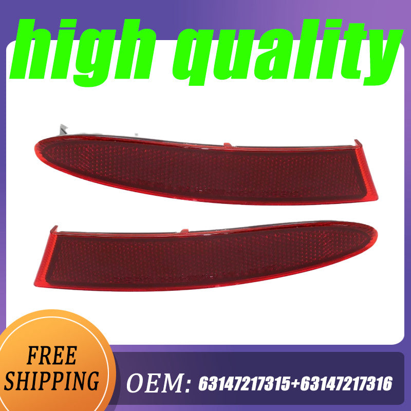 new 63147217315 63147217316 1 pair of rear bumper reflectors (left + right) suitable for BMW X3