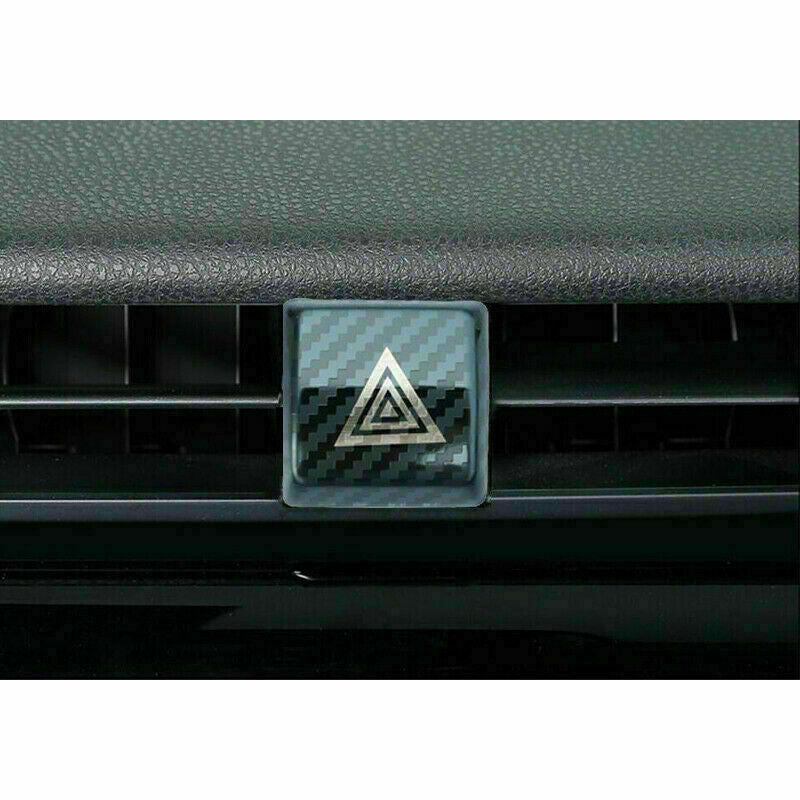 for Toyota for Camry 2018-2020 Carbon Fiber Style Emergency Light Switch Cover Trim