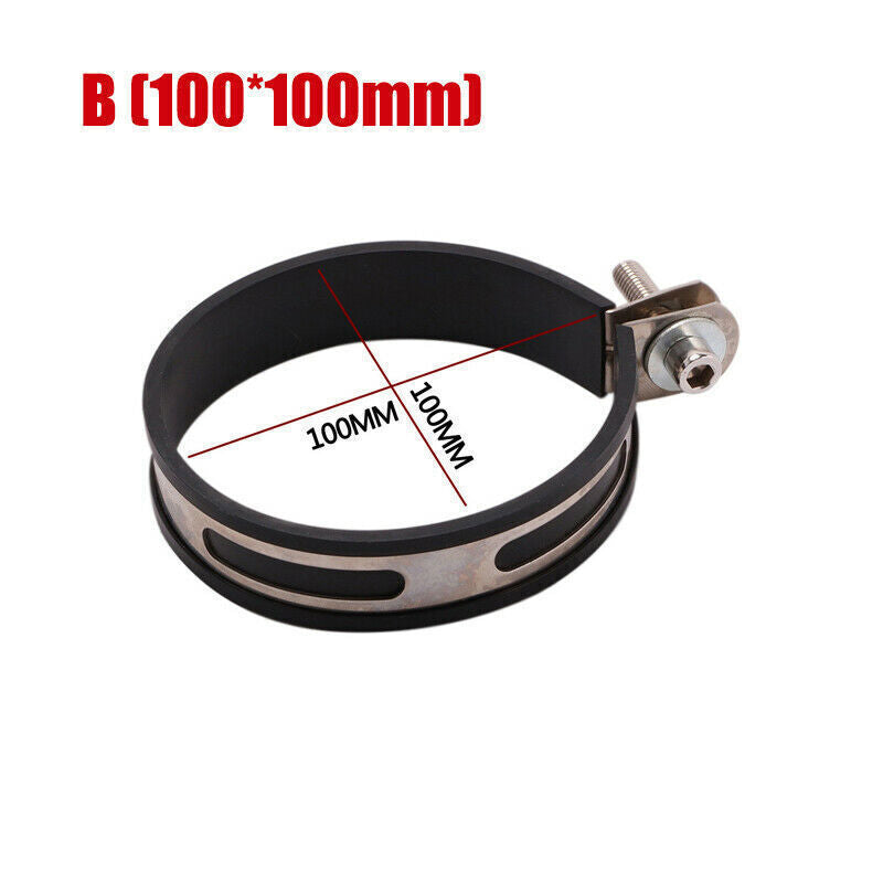 Dirt Bike Universal Exhaust Pipe Muffler Holder Clamp Ring Support Bracket 100mm