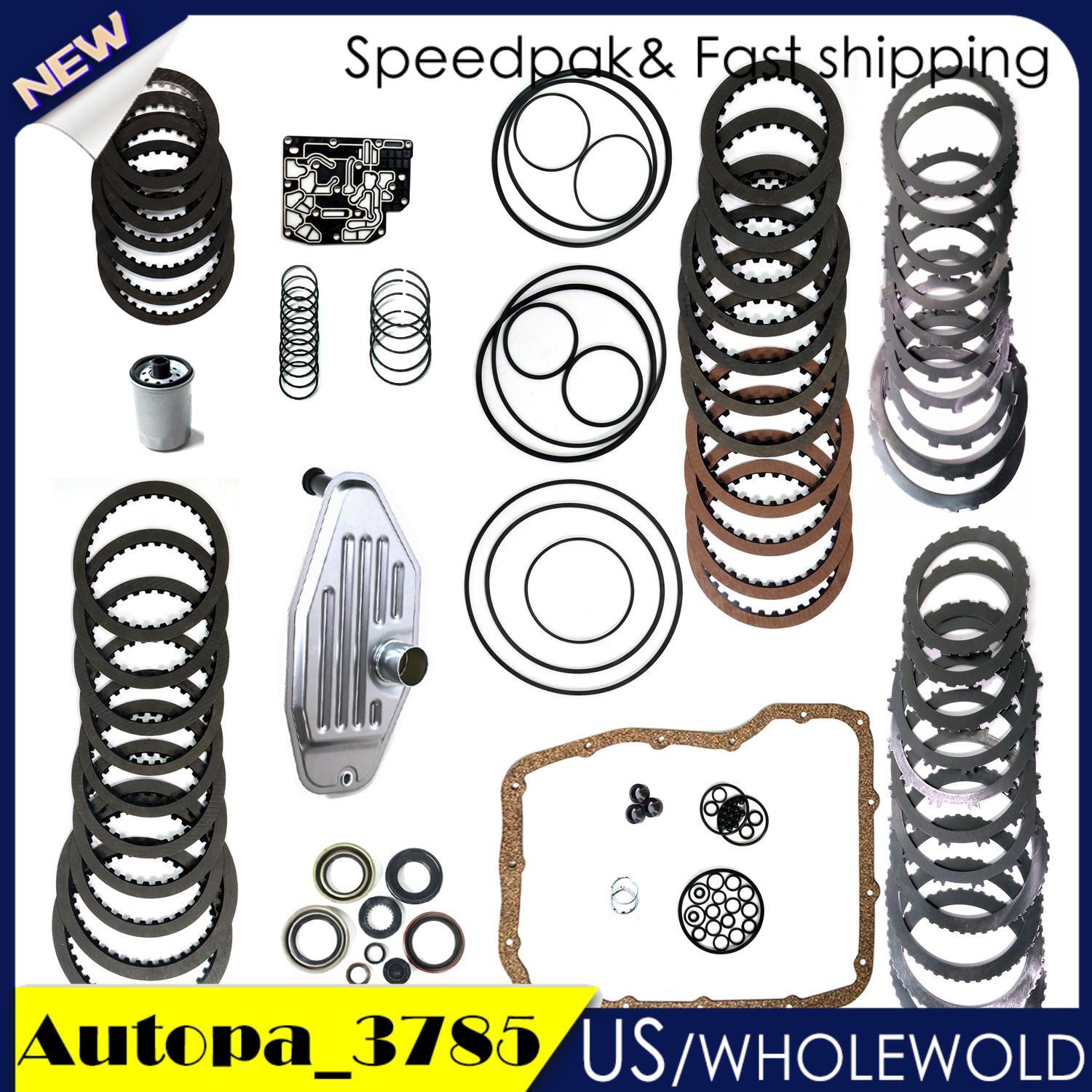 45RFE 6-Speed Transmissions Master Rebuild Kit w/Filter Friction Steel for Aspen