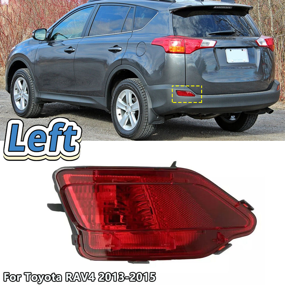 for Toyota RAV4 2013-2015 Left Rear Bumper Light Tail Fog Lamp signal Lamp turn