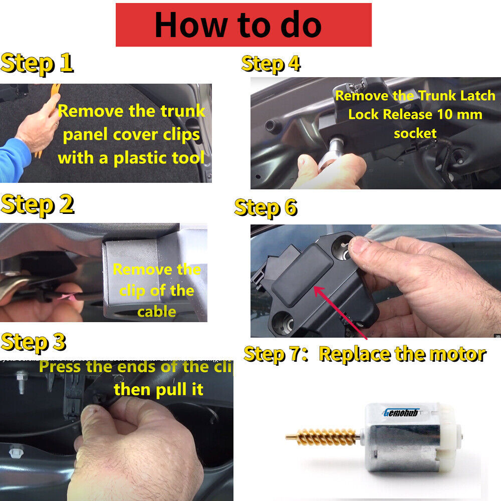 New CAR TRUNK LOCK LOCKING MOTOR for 2008-2015 for Nissan Rogue 09-2013 for Kia Sorento