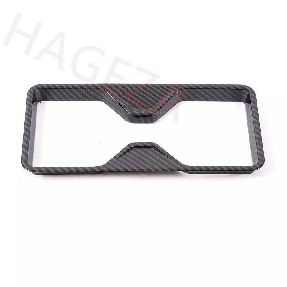 Carbon Fiber ABS Front Water Cup Holder Trim For Toyot@ for Land Cruiser LC250 2024+