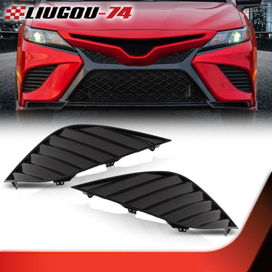 Suitable for 2018-2020 for Toyota for Camry SE XSE front bumper fog light cover bezels (1 pair)