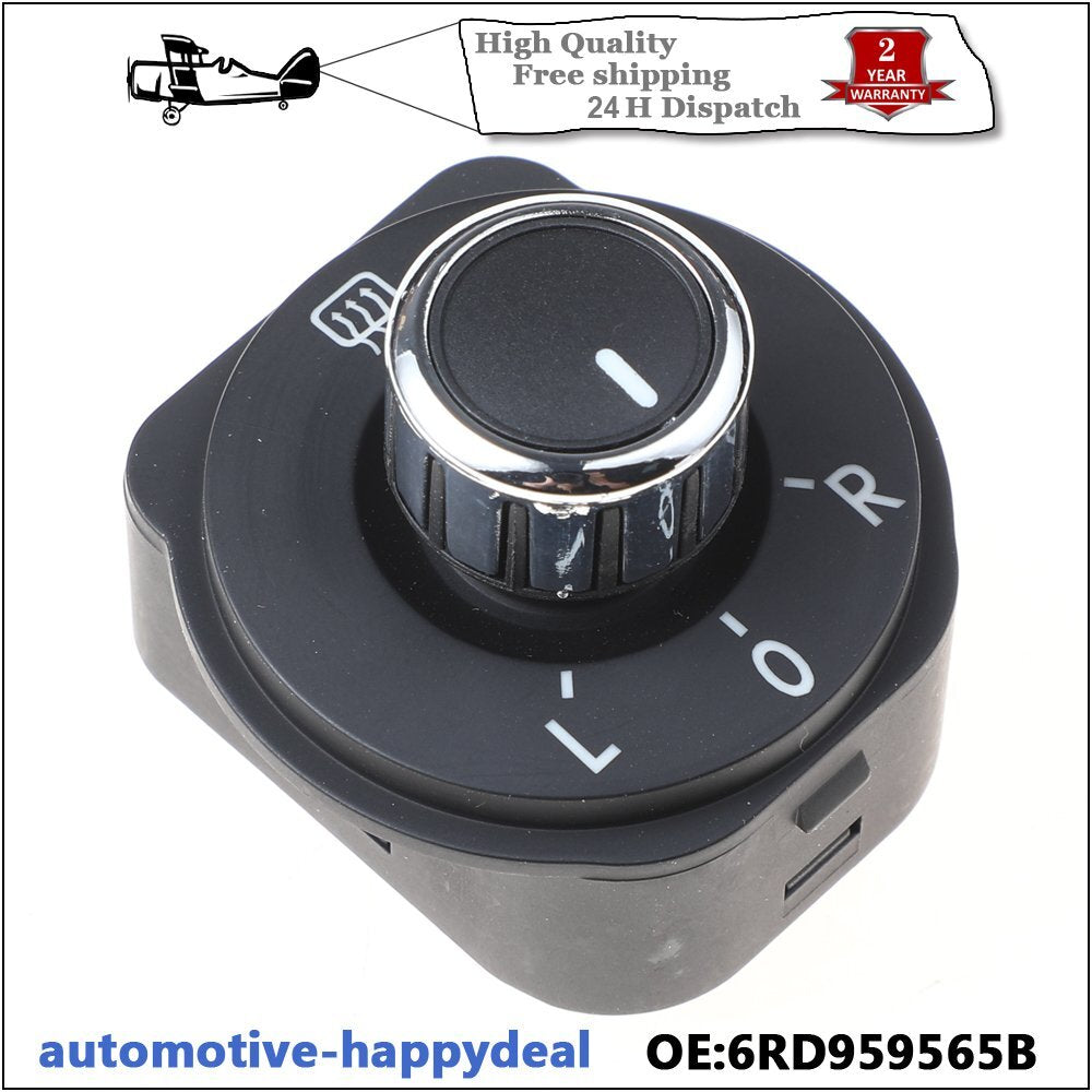 Rearview Mirror Adjust Knob Button Switch for VW POLO 6R 6C HATCBACK