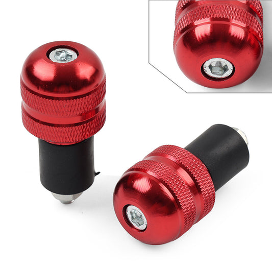Universal 7/8 Motorcycle Handlebar Grips Bar End Cap Plug Slider