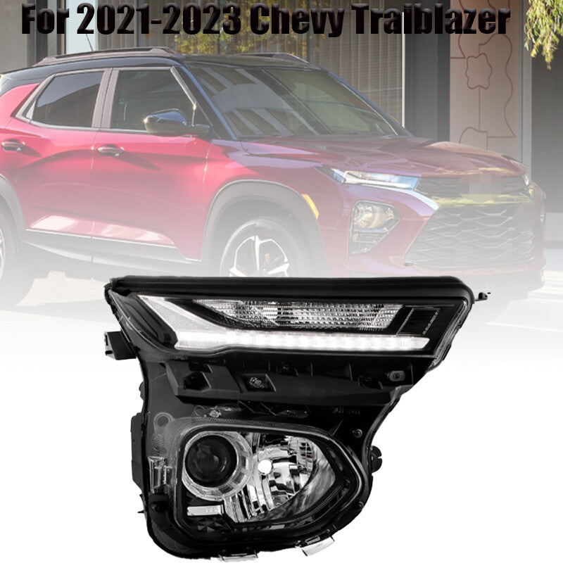 Halogen Projector Headlight Headlamp Passenger For 2021-2023 for Chevy Traiblazer