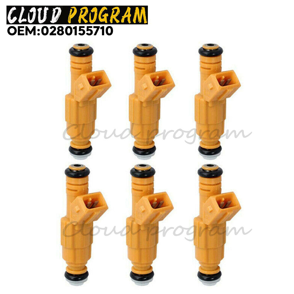 For 87-95 for Jeep Cherokee 4.0L for Ford Explorer 0280155710 Fuel Injector Nozzle (6pcs)