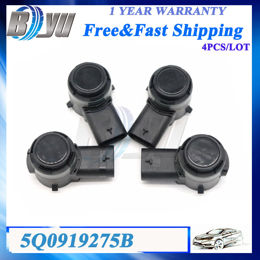 Set of 4 Parking Sensor 5Q0919275B Fit for VW for Audi for Porsche 5Q0-919-275-BGRU