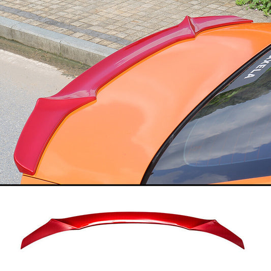 Red Painted Rear Trunk Lip Spoiler Visor Wing for Mazda 3 Axela sedan 2019-2024