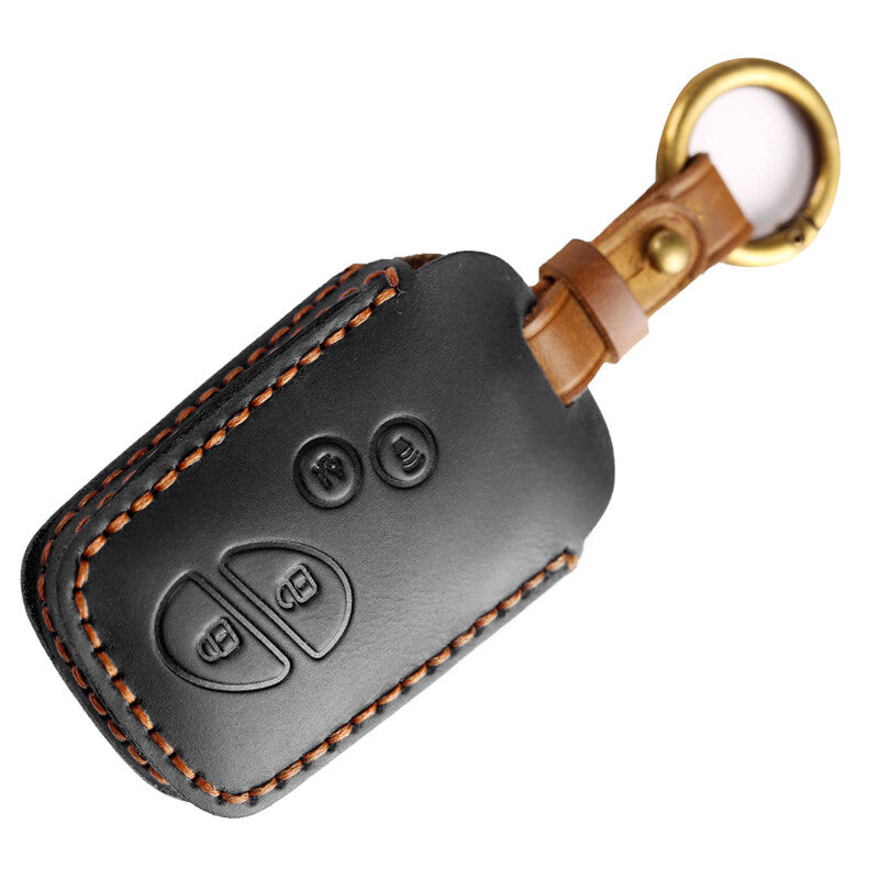 4 Button Leather Key Cover Fob Case Fit for Lexus IS250 IS350 IS-F GS350 GS450h