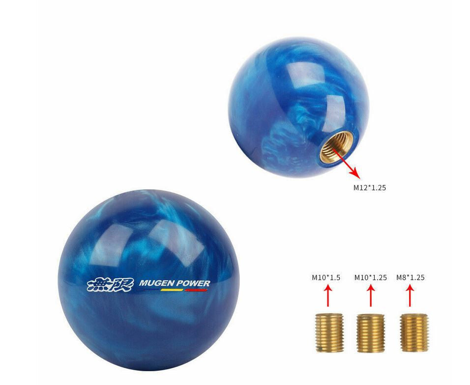 Manual gear shift lever and transmission shoe cover, Mugan Blue, for Honda for Acura