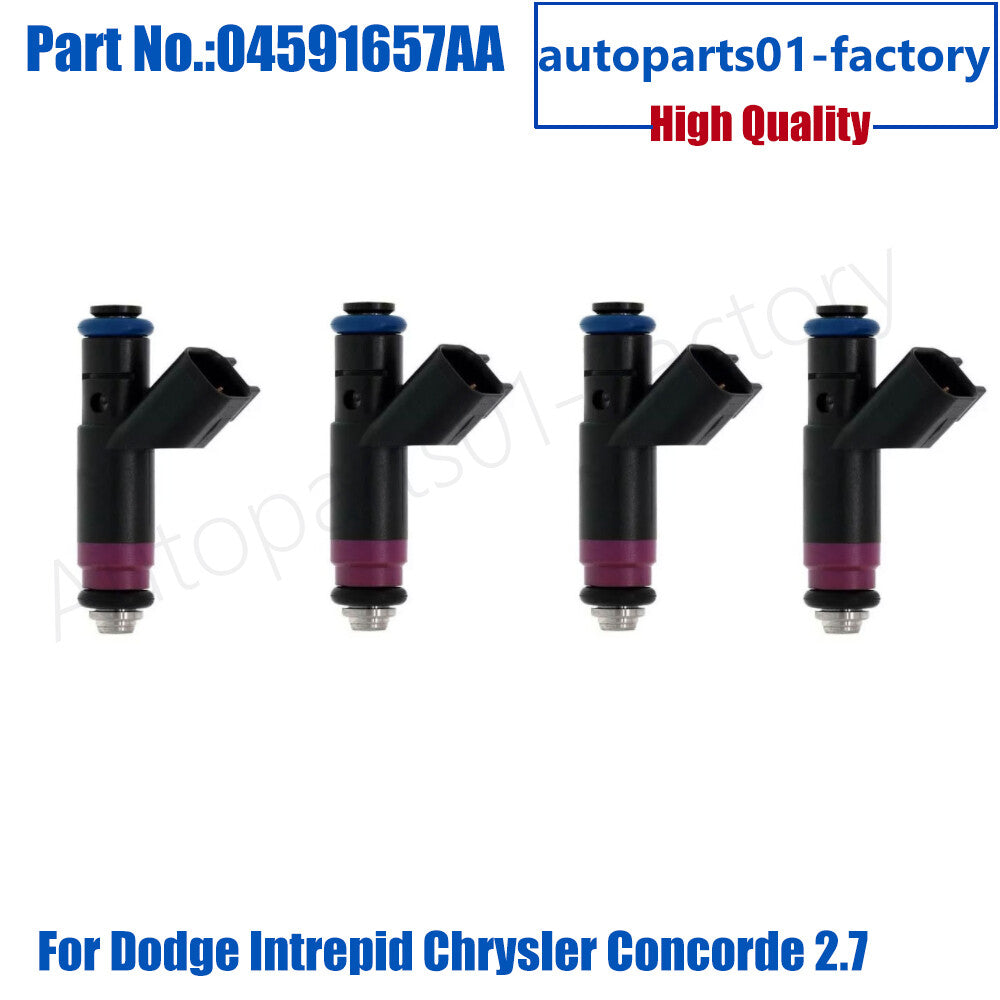 4PCS Upgrade Fuel Injectors for Dodge Intrepid for Chrysler Concorde 2.7 04591657AA
