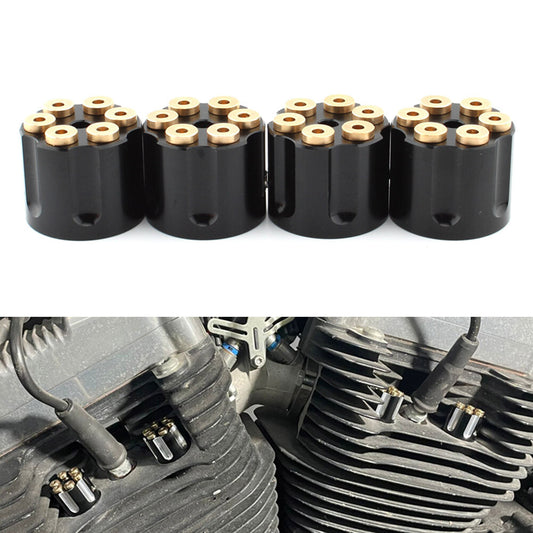 Spark Plug Screw Nut Head Bolt Cap Engine Topper Cover FIT for Harley Twin Cam