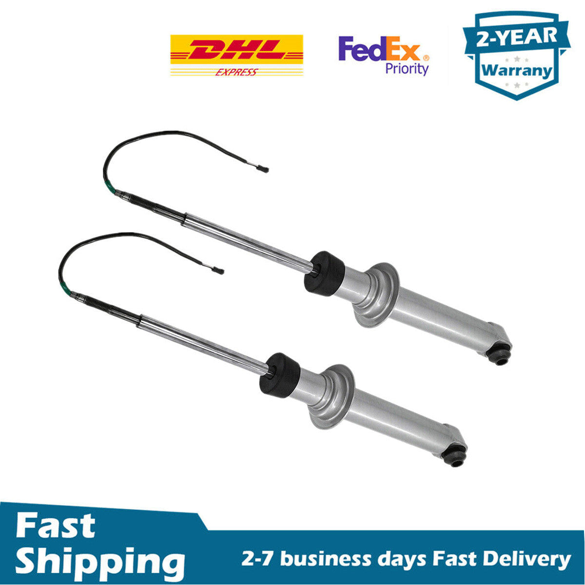 2PCS Rear Shock Absorber Struts w/EDC for BMW M5 E60 525i 530i 550i 2003-2010