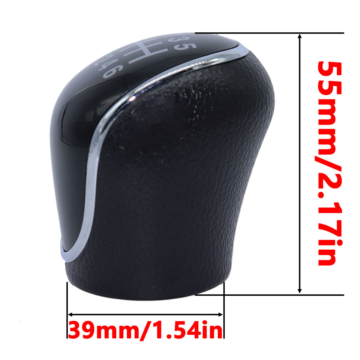 6Speed+R Manual Gear Shift Stick Lever Knob Chrome M10 for Hyundai I30 2007¨C2012